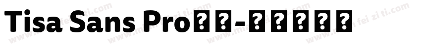Tisa Sans Pro字体字体转换